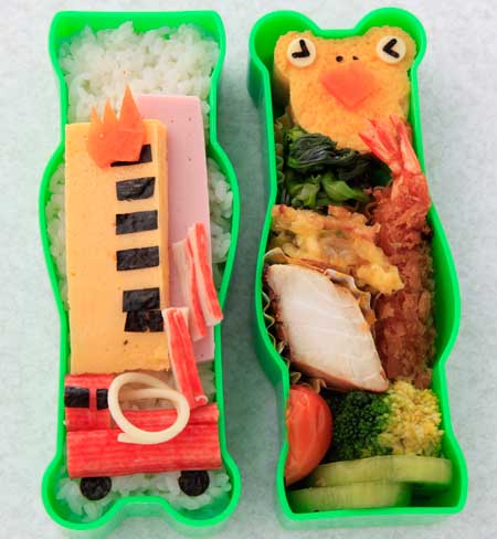 お気に入りのお弁当箱2-カエル君が消防士に? お気に入りのお弁当箱2-カエル君が消防士に?