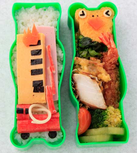 お気に入りのお弁当箱2-カエル君が消防士に? お気に入りのお弁当箱2-カエル君が消防士に?