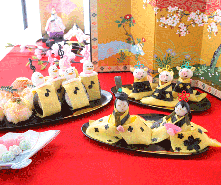 ひな祭りのお子様ランチ　パーティー