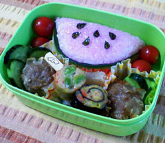 キャデラックさんのお弁当--Special guest's work 20100805cadiraku.jpg