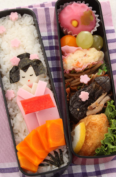 着せ替え弁当--舞妓さん