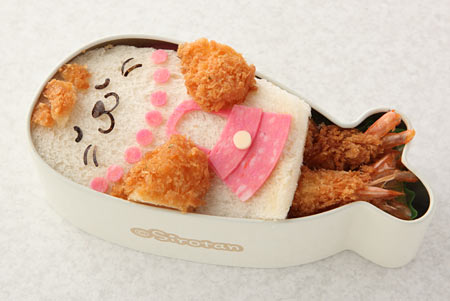 海の中のデート弁当