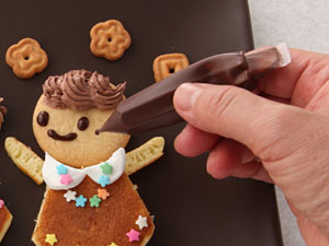 ホットケーキでお絵かき!