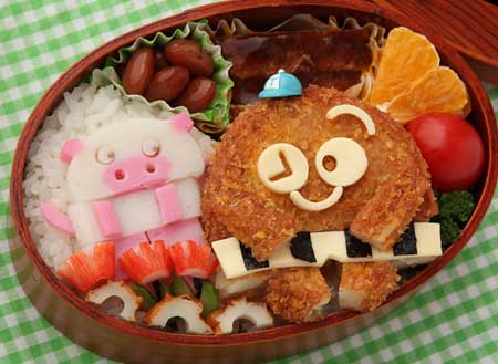 トンピーと、ふら吉のお弁当