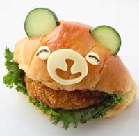 開拓者気分でハンバーガー
