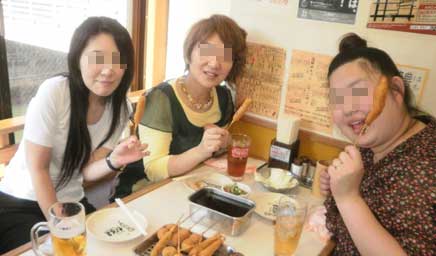 お陰様で大丸心斎橋店のデモ、行ってまいりました♪ 20110628shinsibashiP6281163.jpg