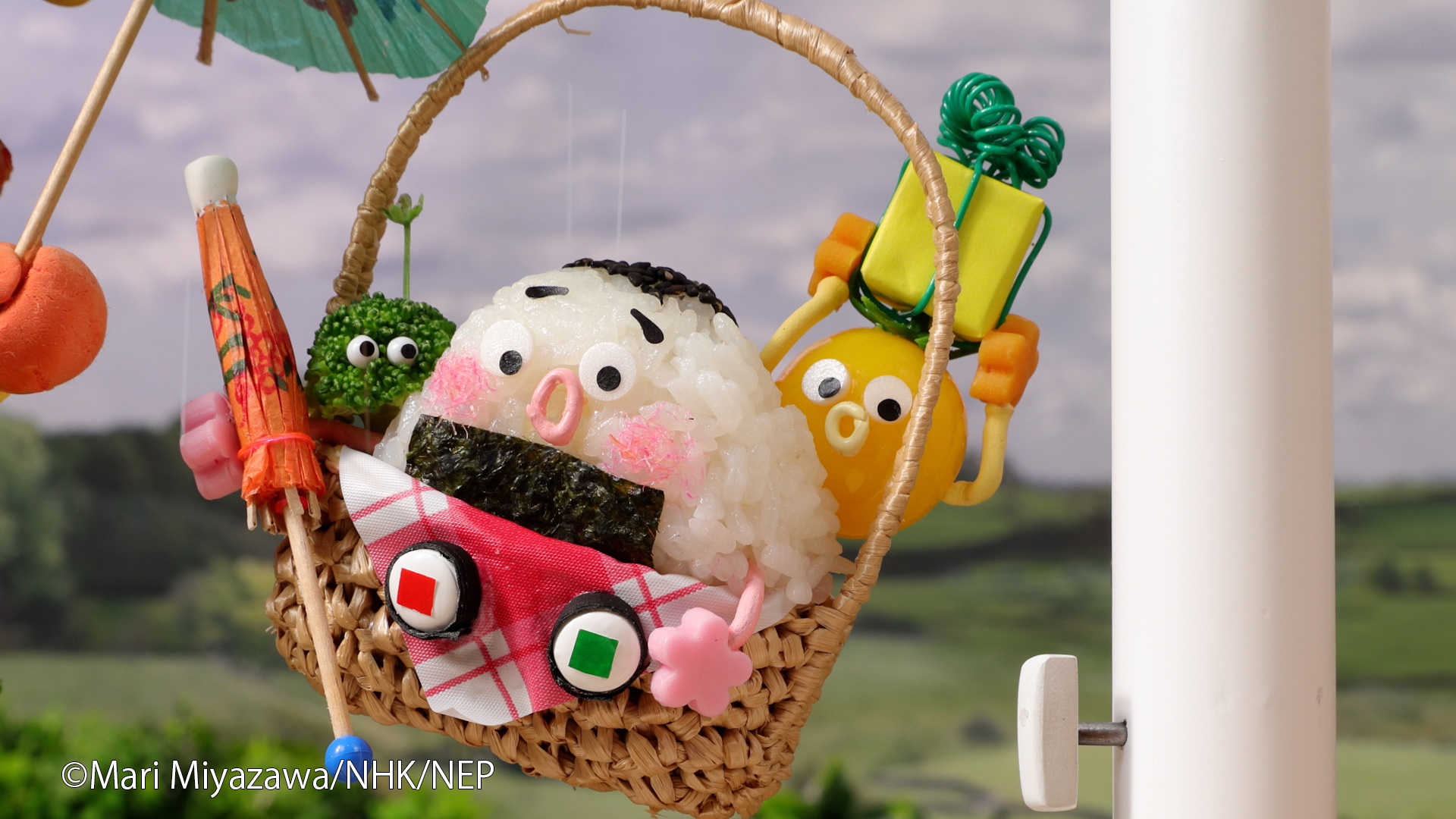 こにぎりくん　パラソル