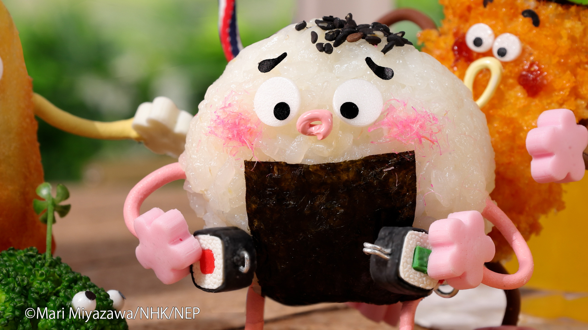 こにぎり　パラソル