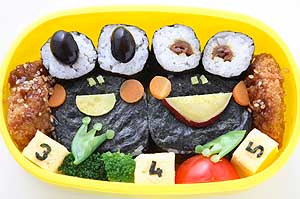 なかよしカエル弁当