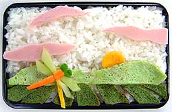 おばあちゃんちの朝弁当