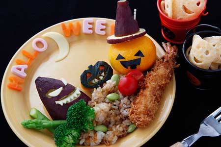 2009_09_13pijon_3183 ハロウィンのランチプレート