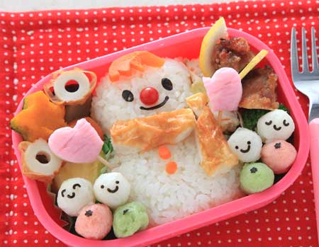 おにぎりの雪だるま幼稚園