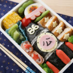 ハム係長三段ロケット弁当