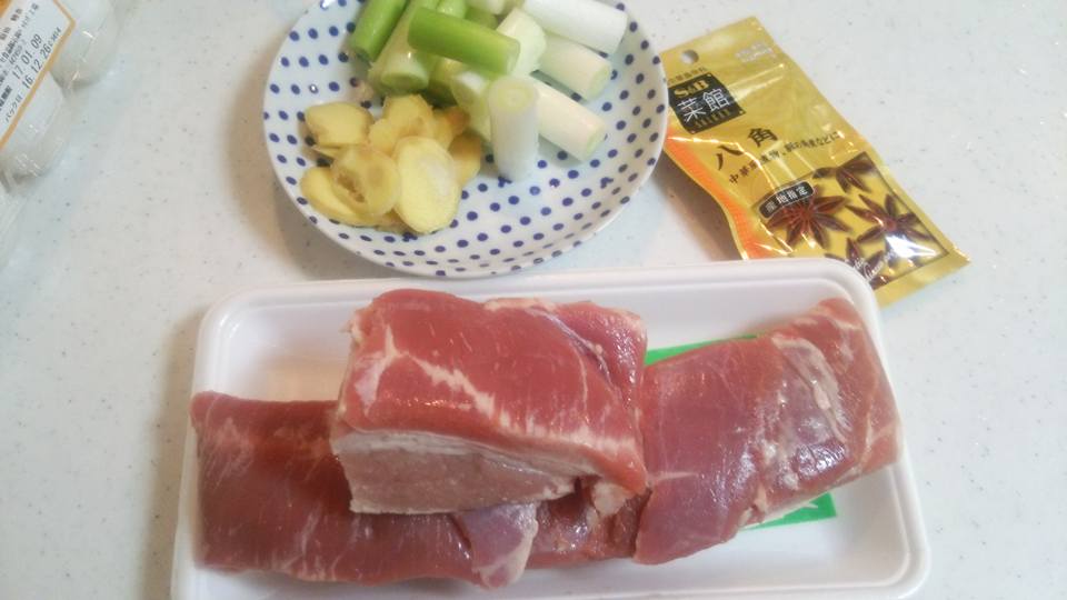 醤肉(ジャンロウ)の材料